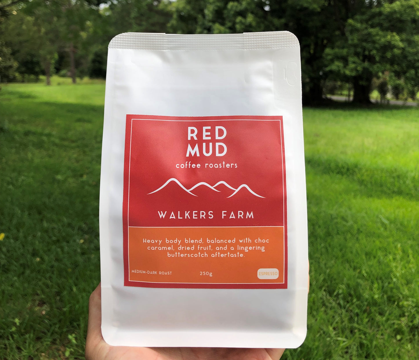 Walkers Farm Blend: Medium Dark Roast With Caramel & Chocolate Notes